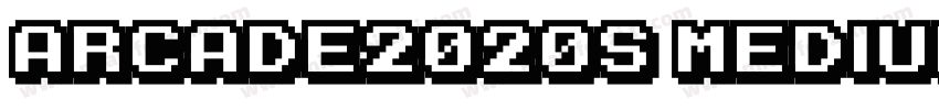 Arcade2020S Medium字体转换